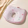 Almohada para Bebé, Reposacabezas para Niños Pequeños, Núcleo de Espuma Viscoelástica, Almohada de Silicona para Prevenir la Deformación de la Cabeza del Bebé, Directo del Fabricante, Adecuada para Todas las Estaciones