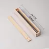 Varilla de Incienso de Vidrio con Sándalo Tapa de Madera para Incienso Tubo de Prueba de Madera de Alta Calidad Varilla de Incienso Expuesta Varilla de Incienso Transparente Incienso de Madera de Águila