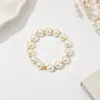 Nuevo Estilo Cadena de Perlas Luna Blanca Goma para el Cabello para Mujeres, Diadema de Gama Alta, Cuerda para el Cabello Elegante y con Estilo