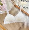 Ropa interior francesa Huatian Oolong para niñas, cómoda, con encaje en el pecho pequeño sin aros de acero, que se ajusta al pecho y se ajusta cómodamente.