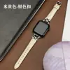 Adequado para Pulseiras de Apple Watch S12 Couro Genuíno Iwatch1-12 Geração Ultra4 Couro com Padrão de Lagarto Metal Personalizado em Forma de D