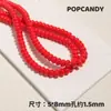 Contas de Ábaco, Contas Espaçadoras de Vidro Colorido com Furo Reto, Pulseira, Colar, Pingente de Carro, Acessórios de Joias Artesanais Multicor, Decoração com Contas de Material