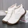 Zapatos de Algodón Nuevos de Invierno 2026 para Mujer, Botas de Nieve de Caña Alta Engrosadas y Forradas de Felpa, Zapatos de Algodón Cálidos y Cómodos para Mamá, Zapatos de Algodón para Mujer