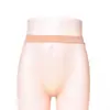 Medias Zu Shang Ji W217 Ultradelgadas 1D Tiro Profundo Tiro Transparente Suaves Sedosas Cintura Alta Sin Costuras Terciopelo Sexy Negras