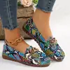 Comércio Exterior Plus Size Outono 2026 Novo Feminino Casual Moda Roupa Exterior Estilo Europeu Americano Sapatos Slip-on Mocassins Sapatos de Feijão