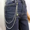 Cadena de Cintura Decorativa de Calavera Nueva Cadena Metálica Punk Hip-Hop Cadena para Pantalones de Hombre y Mujer Transfronteriza Europea y Americana Joyería Venta al por Mayor