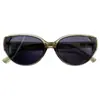 Gafas de sol vintage ojo de gato marrón para mujer 2025 alta gama sensación cara pequeña protección UV gafas de sol 2223