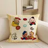 Personas Estrellas Cojín Decorativo Lindo para Sofá de Sala Cojín de Cama Cojín Lumbar Funda para Cojín de Cintura Cojín de Cintura con Relleno Extraíble y Lavable
