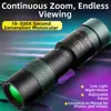 Telescópio Monocular com Zoom 10-300X40 com Ampliação Variável para Uso ao Ar Livre, Alta Ampliação, Ultra-Alta Definição, Grande Abertura, Zoom Contínuo para Viagem
