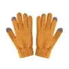 Nuevos Guantes Gruesos con Pantalla Táctil para Hombres y Mujeres en Otoño e Invierno para Mantener Calientes y a Prueba de Frío Guantes de Lana Tejida para Ciclismo al Aire Libre