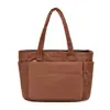 Bolso de mano para mujer, simple y ligero, bolso tote de hombro, gran capacidad para el trabajo, bolso cruzado y de axila, venta directa de fábrica