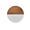 La Posavasos Más Popular de Amazon de Mármol y Madera Maciza Empalmada, Posavasos Aislante para Barra, Comedor, Barra, Taza, Herramienta Posavasos de Alto Viento Frío
