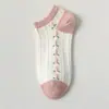 Meias para Mulheres Primavera e Verão Meias Finas Estilo Coreano Limão Ins Fofo Estilo Preppy Boca Rasa Jk Estilo Japonês Meias Invisíveis Cano Baixo