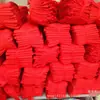 Estudantes do Ensino Fundamental 1,2m Cachecol Vermelho Algodão Grosso Padrão 1m Cachecol Vermelho de Estudante Dia das Crianças Primeira e Segunda Série Cachecol Vermelho