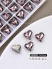 Arte de Uñas Fondo Puntiagudo Joyería Taladro Secado Rápido Rosa Corazón Torcido Mariposa Alienígena Cristal Vidrio Arte de Uñas Accesorios para Uñas Taladro