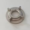 Tornillo de 4 puntos soporte para grifo de lavabo individual de verdura fría anillo de sellado junta doble orificio doble pata recta alargada de acero inoxidable