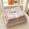 Estilo Pastoral Clase A Grado Materno e Infantil Doble Capa de Gasa 100% Algodón Puro Juego de Tres Piezas Juego de Cama de Tres Piezas Funda Nórdica Infantil Transmisión en Vivo