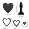 Pegatinas para Tina de Baño de Dibujos Animados de Murciélago con Forma de Corazón Dividido, Peva, Superventas Transfronterizos, Adhesivo Fuerte, Resistente al Desgaste, Impermeable, Pegatinas Antideslizantes para Baño