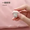 Suporte de Edredom Cogumelo Algodão Puro Novo Estilo Seguro para Casa Armazenamento de Lençol Invisível Sem Agulha com Trava de Um Botão