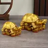 Estatueta de Tartaruga Dinheiro de Latão, Artesanato para Decoração de Casa, Decoração de Escritório, Ornamento de Mesa Estilo Chinês de Latão Presente
