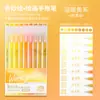 Estuche de frutas azul, moderno y elegante, estuche de alta capacidad para estudiantes, almacenamiento multicapa simple, estuche transparente al por mayor