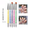 Herramientas para uñas de Amazon, 5 piezas, bolígrafo de fototerapia, varilla de lentejuelas, bolígrafo de doble punta para decoración de uñas, bolígrafo de dibujo lineal, bolígrafo taladro