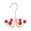 Ganchos de pendurar para lingerie, suspensórios e chapéus, ganchos de armazenamento rotativos de seis garras inspirados na dopamina, organizador de guarda-roupa, uso doméstico, sem necessidade de furar, multifuncional