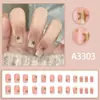 Uñas Vestibles Verde Estrella Tierna Parches para Uñas Primavera y Verano Uñas Postizas Frescas Parches de Manicura Dopamina Uñas Acabado Vivo