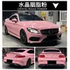 Película para Cambio de Color de Coche en Colores como Rojo Rosa, Rosa Rosa, Amarillo Maíz, Gris Acero, Naranja Coral, Rosa Té con Leche Oolong, Autorreparable para Carrocería de Coche
