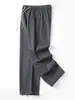 Ropa para Hombre Maple House / Primavera/Verano Nuevo Estilo Americano High Street Pantalones Casuales de Pierna Ancha Recta de Doble Uso Lyocell Tencel