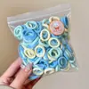 Gomas para el Cabello de Niña de Colores Dopamina, Bandas Elásticas Pequeñas para Niñas, Alta Elasticidad, No Dañinas, Cuerdas para el Cabello Duraderas, Trenzado de Cabello de Princesa