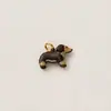 Melhor Venda da Amazon Estilo Simples Série de Animais Fofos Pingente Raposa Aço Inoxidável Acessórios de Joia Ouro 18K