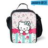 Bolsa de almuerzo Hello Kitty, muy popular entre los estudiantes, con dibujos animados, ideal para el almuerzo de estudiantes y el almuerzo.