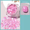 Novas Unhas Cor de Doce Lantejoulas Aurora Fluorescente Macaron Joias para Unhas Glitter Lantejoulas Fábrica Atacado