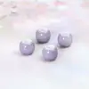 Cuentas Sueltas de Cerámica Jingdezhen Color Caramelo de 8 mm Esmalte de Color Material para Tejer Joyería DIY Pulsera Personalizada