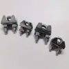 Grampo de Aço Galvanizado para Cabo de Aço Estilo Japonês, Grampo de Ferro Fundido, Tensor de Cabo de Aço, Grampo Garras de Gato para Fixação e Aperto