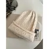 Gorro de Invierno Holgado de Punto Estilo Coreano Cálido Protector de Orejas de Lana Corte Holgado Circunferencia de Cabeza Grande Gorro para Clima Frío Hace que la Cara Parezca Más Pequeña