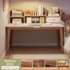 Escritorio Estantería Pata Integrada Escritorio para Computadora Simple Moderno Escritorio de Oficina Dormitorio Estudiante Aprendizaje en Casa Mesa de Escritura
