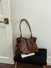 Bolsa grande retrô casual transfronteiriça para mulheres, nova bolsa tote casual para o dia a dia, bolsa de ombro de grande capacidade moderna para o trabalho