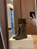 Botas de montaria femininas estilo Grape Mom com aumento de 6 cm de altura, botas plataforma estilo coreano com bico redondo e fivela de tira cruzada, botas de motocicleta