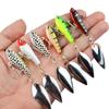 Conjunto de Iscas Spinner Vibratório para Pesca em Água Salgada com Pequeno Redemoinho Thumb Vib e Spinner Vib