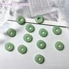 Novo estilo nacional Jade fivela de segurança acessórios de unhas verde gelado K9 broca de unhas novos acessórios de unhas comuns de bambu chinês