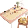 Alfombrilla de escritorio de dibujos animados para niños, alfombrilla de protección de escritorio para estudio de estudiante, mantel impermeable lavable de cuero para mesa de computadora