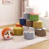 Taburete Pequeño para Uso en Casa, Taburete de Sofá de Tela, Taburete Perezoso para Cambiar Zapatos en la Sala de Estar, Banco Pequeño, Taburete Bajo, Taburete Bajo de Moda, Venta al por Mayor