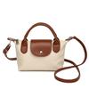 Bolsa Transversal 2025 Novo Estilo Transfronteiriço Bolsa de Ombro Feminina Senso de Alto Nível Bolsa Dumpling Nicho Versátil Couro Portátil Transversal