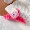 Presilha de Garra de Pelúcia para Mulheres, Nova Presilha de Cabelo de Luxo para Outono e Inverno para a Parte de Trás da Cabeça, Presilha Tubarão para Grande Volume de Cabelo, Presilha de Garra Feminina
