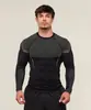 Gymshark Nuevo Top Deportivo Casual Transpirable de Manga Larga para Correr Fitness Tiburón