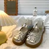 Zapatos de Salón Individuales para Niñas 2026 Verano Nuevo Estilo Casual Moño Huecos Zapatos Pequeños de Cuero para Niños Mayores Versátiles Zapatos de Princesa