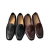 Mocassins de Couro Genuíno para Mulheres, Sapatos Rasos de Couro Envelhecido, Novo Estilo Outono, Couro Genuíno, Sapatos Rasos de Couro Macio Envelhecido para Mulheres