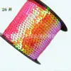 Atacado de fábrica 6mm renda de miçangas coloridas acessórios de vestuário renda financeira conexão renda de lantejoulas a laser
